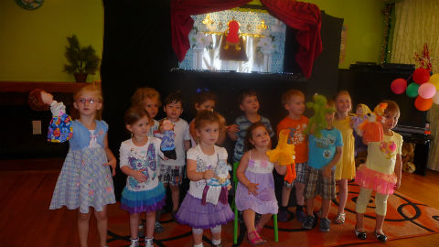 Puppet Show at daycare